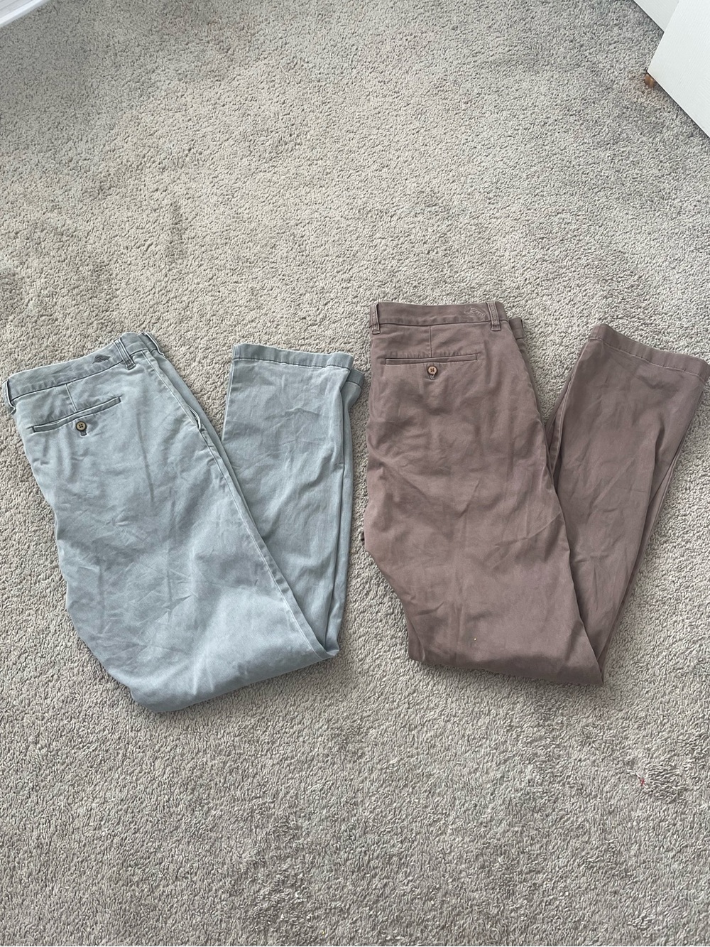 Tommy Bahama Chino Boracay Pants Men’s 36x32 Gray Brown Casual Comfort